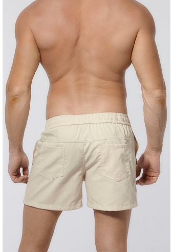 Pantaloni scurți din in ROBERTO LUCCA 10254 00015