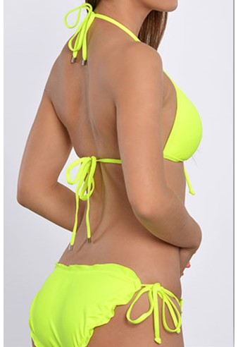 Bikini Chiloți costum de baie CC7 Roberto Lucca 2W1405 neon