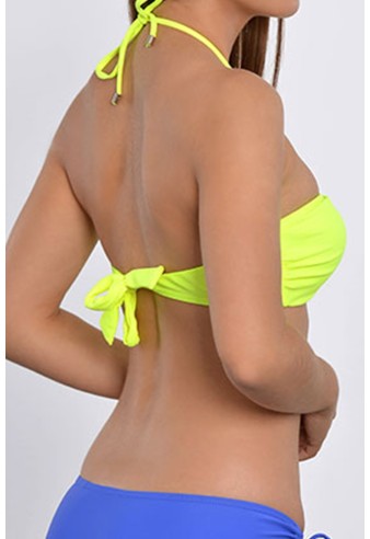 Costum de baie sutien Brasiliano CC7 Roberto Lucca 2W1415 neon