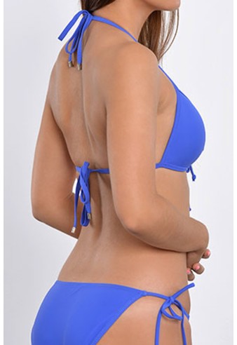Costum de baie sutien Hearts PUSH-UP CC7 Roberto Lucca 2W1410 electric blue