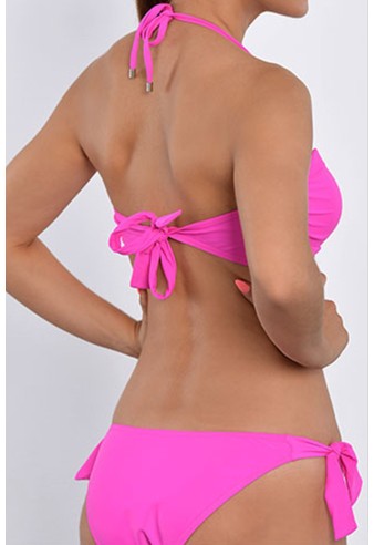 Chiloți Super costum de baie CC7 Roberto Lucca 2W1403 hot pink