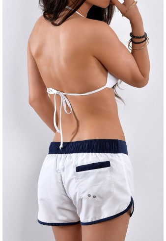 Pantaloni scurți ROBERTO LUCCA RL13129 HAWAI white