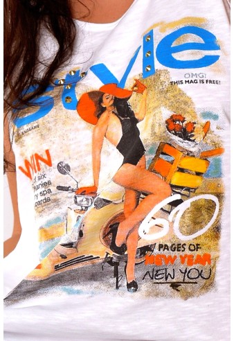 Top ROBERTO LUCCA RL1302009 WHT / STYLE
